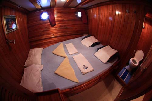 Boat cabin charter Bodrum